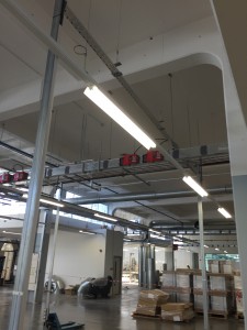 Suspended Lighting Systems at The Wedgwood Factory, Stoke-on-Trent
